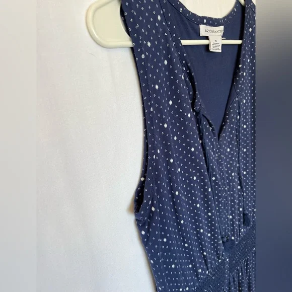 Liz Claiborne Blue Dress size XL - Picture 4 of 7